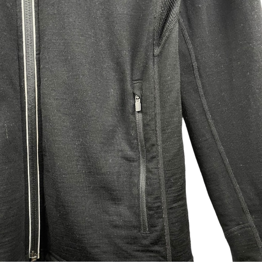 Icebreaker Merino Quantum Zip Jacket in Black Size S - Picture 4 of 8